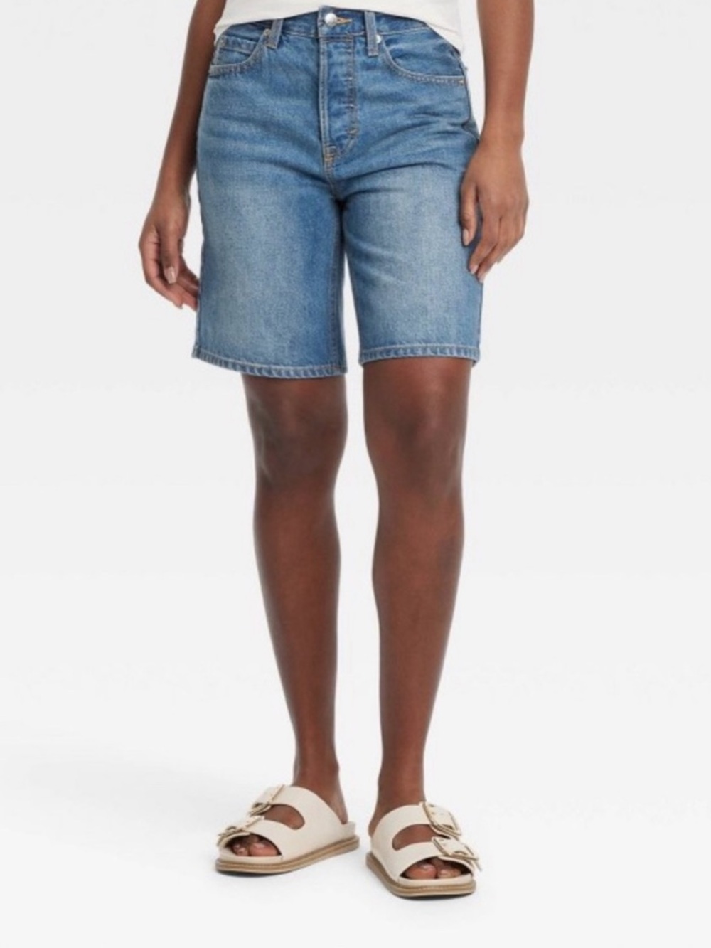 Universal Thread 90’s Baggy Burmuda Button Fly Denim Shorts